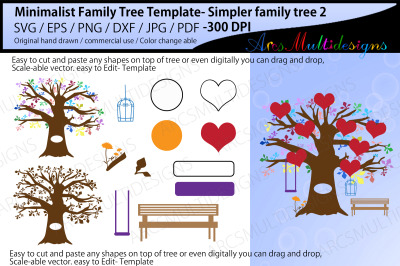 Simple family tree template