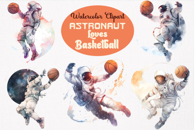 Astronaut Loves Basketball Bundle