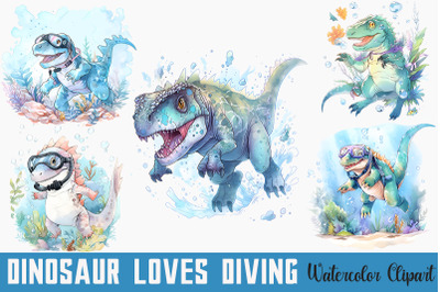 Dinosaur Loves Diving Summer Bundle