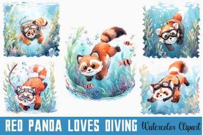 Red Panda Loves Diving Summer Bundle