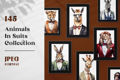 Animals in Suits Collection
