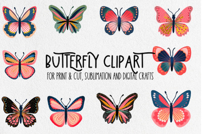 Butterfly PNG Clipart | Detailed Butterfly Clipart