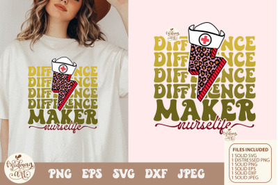 Difference Maker nurse life SVG PNG&2C; Nurse Svg&2C; Doctor Svg