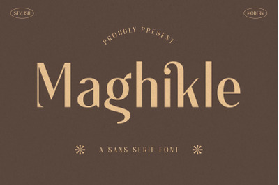 Maghikle Typeface