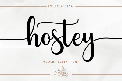 Hostey Script Font