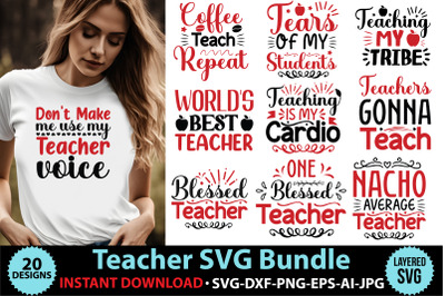 Teacher SVG Bundle SVG cut file design