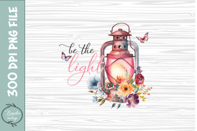 Be the light Christtian Floral