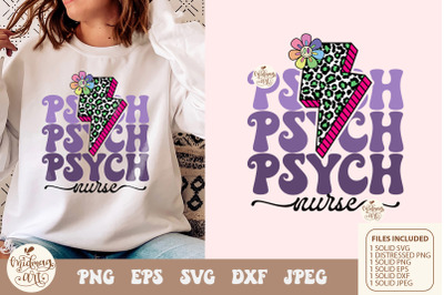 Psych nurse Png svg, nurse shirt design, psychiatric nurse svg