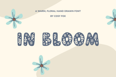 In Bloom Botanical Font