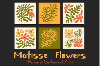 Matisse Flowers. Modern Botanical Art