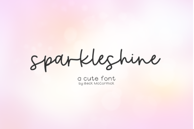 Sparkleshine Script