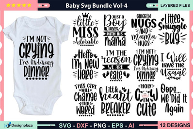 Baby Svg Bundle Vol-4