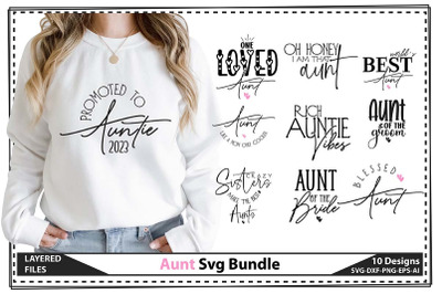 Aunt Svg Bundle