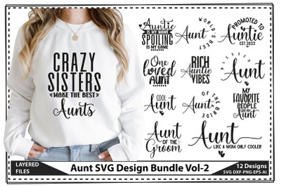 Aunt SVG Design Bundle Vol-2
