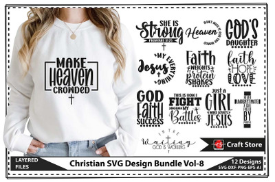 Christian SVG Design Bundle Vol-8