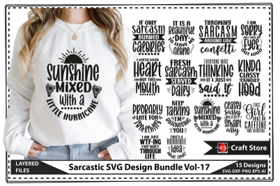 Sarcastic SVG Design Bundle Vol-17
