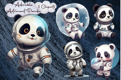 Adorable Astronaut Panda Sublimation