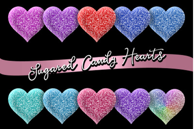Sugared Candy Hearts