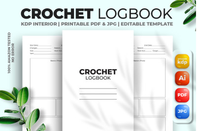 Crochet Logbook Kdp Interior