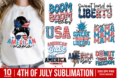 4th of july sublimation bundle - patriotic sublimation