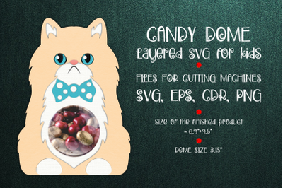 Persian Cat | Candy Dome Template