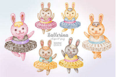 Ballerina Bunny clipart png