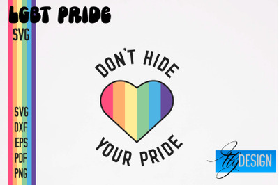 LGBT Pride SVG Design | Stay Proud SVG Quotes | Love SVG Quotes