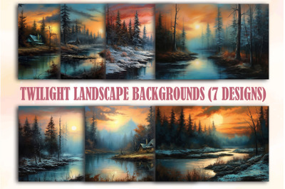 Twilight Landscape Backgrounds