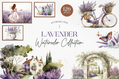 Lavender Watercolor Collection