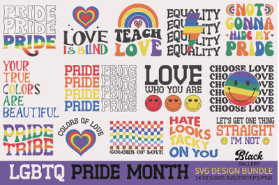 LGBTQ Pride Month SVG Design Bundle