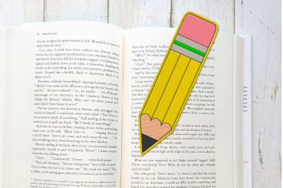 ITH Pencil Bookmark | Applique Embroidery