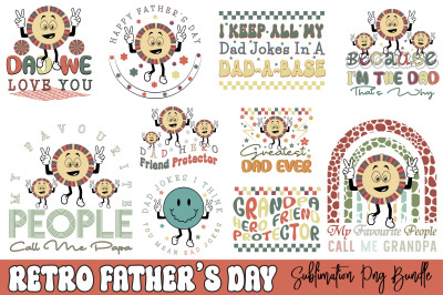 Retro Father&#039;s Day Sublimation Bundle