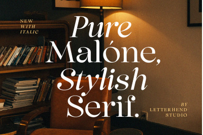 Pure Malone - Stylish Serif