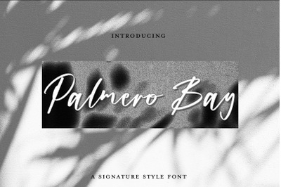 Palmero Bay Font