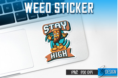 Weed Stickers Sublimation | Marijuana PNG | Happy Design