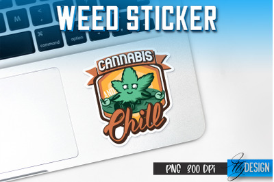 Weed Stickers Sublimation | Marijuana PNG | Happy Design