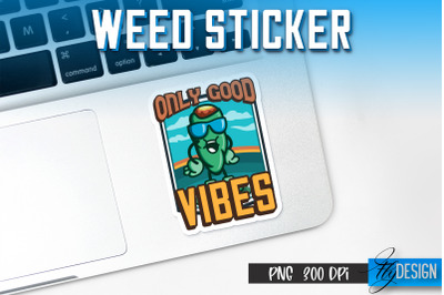 Weed Stickers Sublimation | Marijuana PNG | Happy Design