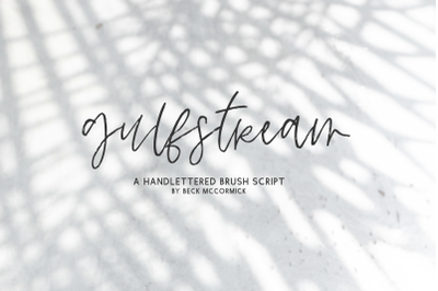 Gulfstream Brush Script