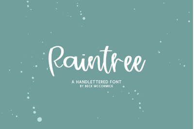Raintree Calligraphy Script