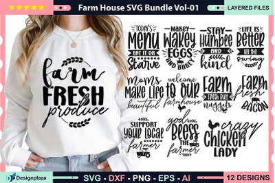 Farm House SVG Bundle Vol-01