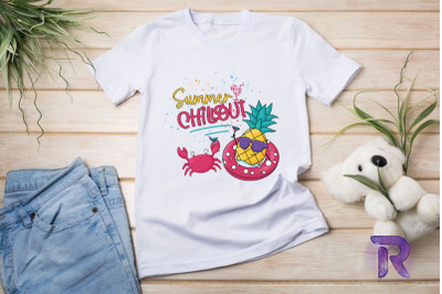 Summer Chillout Pineapple Summer Vibes