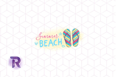 Summer Beach Flip Flops Summer Vibes