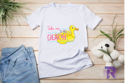 Take me to the Beach Duck Swimming Float