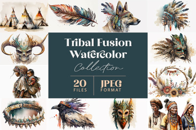 Tribal Fusion Watercolor Collection