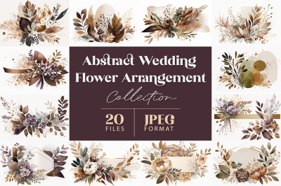 Abstract Wedding Flower Arrangement Collection