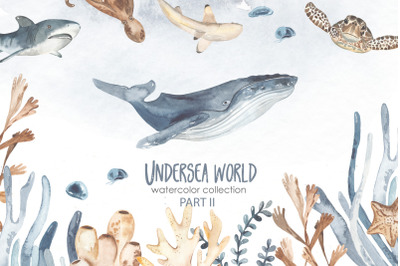 Undersea world Watercolor Part II