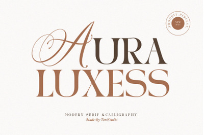 AURA LUXESS || Font Duo