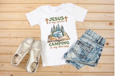 Jesus is my savior Camping My Therapy