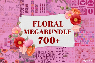 Floral SVG Bundle | Megabundle | Craft