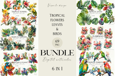 Tropical bundle of 6 collections